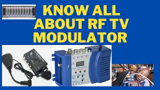 All you need to know about a RF modulator, how to connect it to your satellite receiver.