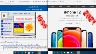 Evolution of apple.com Website 1996-2021 | History Of apple.com