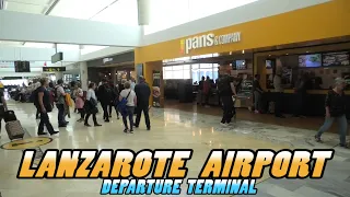 LANZAROTE AIRPORT - Departure Terminal - Canary Islands (4k)