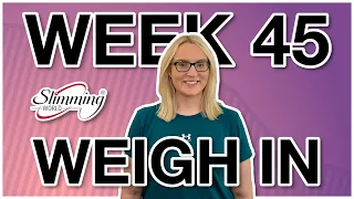 Danish Pastries Were No Good For The Diet 🤣 | Slimming World Weigh In Week 45