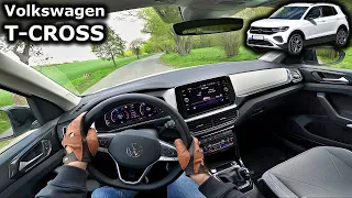 2024 Volkswagen T-Cross 1.0 TSI 7DSG (facelift) | POV test drive