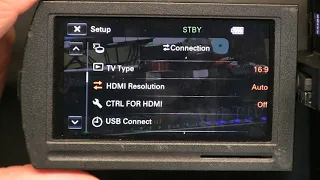 How to Get a Clean HDMI Output on a Sony FDR AX33 4K Camcorder