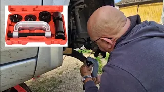 remplacement rotule de suspension Mégane 2