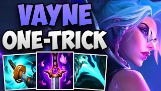 HIGH CHALLENGER VAYNE ONE-TRICK CARRIES HIS TEAM! | CHALLENGER VAYNE ADC GAMEPLAY | Patch 14.3 S14