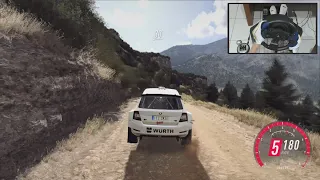 Dirt Rally 2.0 - Skoda Fabia  R5 | Greece | Thrustmaster T150 Pro | Steering Wheel Gameplay