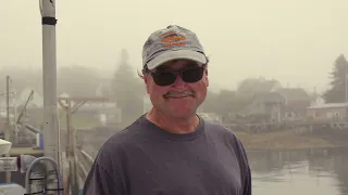 Randy Cushman.  Groundfishing in Port Clyde, Maine.