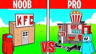 Batalla de Construcción de KFC NOOB vs PRO!