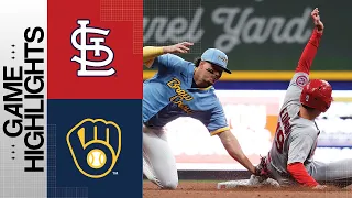 Cardinals vs. Brewers Game Highlights (4/7/23) | MLB Highlights