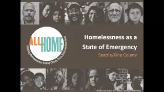 Homelessness As State of Emergency