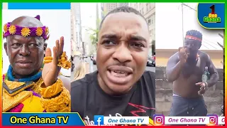 Eish...Video that got Twene Jonas cυrsed for insυlting Asantehene Otumfour Osei Tutu over galαmsey