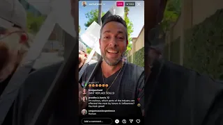 Zachary Levi Instagram Live - November 8, 2023