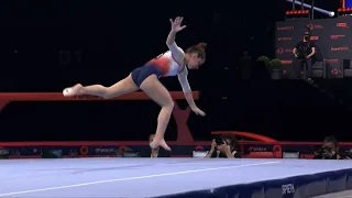 Carolann Heduit Floor Finals (Injury) 2021 European Championships