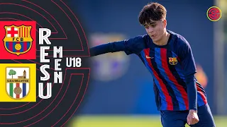 RESUMEN: FC Barcelona vs Unificación Bellvitge Juvenil B U18 2023