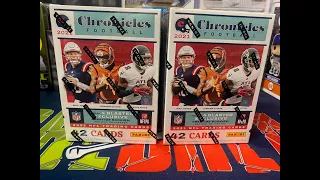 New Retail Release! 2021 NFL Chronicles Blaster Box Opening!! Can We Pull Some Prizm Black!