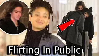 New Couple Alert: Willow Smith SHAMELESSLY Flirting with Boyfriend Eddie Benjamin in Public