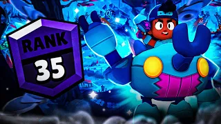 ПЕРВЫЙ В МИРЕ АПНУЛ МЭГ НА 35 РАНГ В СОЛО ШД 👾 Brawl Stars / Бравл старс