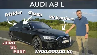 250km/h uz čašu šampanjca - Audi A8 L - Jura se fura