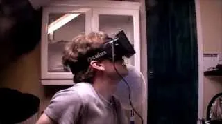 Miles tries VR for the first time on the Oculus rift...I think he liked it...