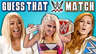 WWE Superstars React To Guess That Match Challenge