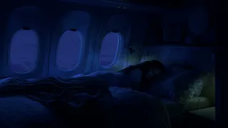 Relaxing Airplane Sounds | Luxury Jet White Noise to Sleep | Relax on Private Night Flight!