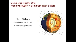 Hana Čížková: Země jako tepelný stroj - modely proudění v zemském plášti a... (Pátečníci 26.4.2024)