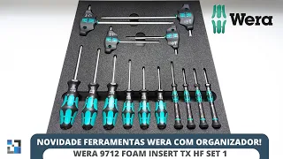 NOVIDADE FERRAMENTAS WERA AGORA COM ORGANIZADOR! WERA TORX 9712 TX HF