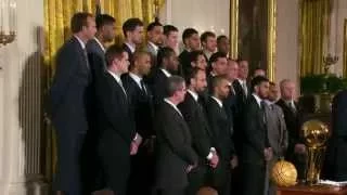 Spurs Visit the White House