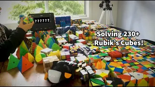 Solving all 230+ of my Rubik’s Cubes! | Phoenix TV