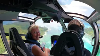 Helicopter  - Rundflug Mahe Seychelles 2023 -  ZilAir - Teil 4