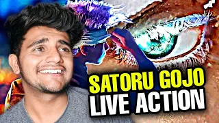 LIVE ACTION SATORU GOJO REACTION VIDEO BY CINEMA TALKS