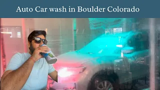 First Time Automatic Car Wash Kerwai 😎😎 || Boulder Colorado 🏔️ USA 🇺🇸