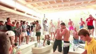 Mykonos 2015 Party Animals Freaking Out - Beach Party !!!