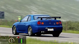 Assetto Corsa Highlands Nissan Skyline GTR R34 V-Spec World Record 2:42.678