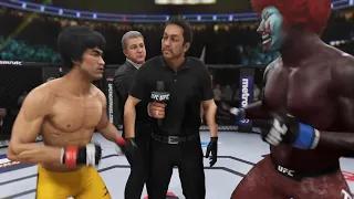 Bruce Lee vs. Cannibal Thug (EA sports UFC 3)