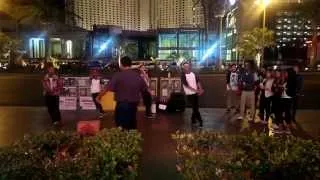 Las vegas street performers Michael jackson