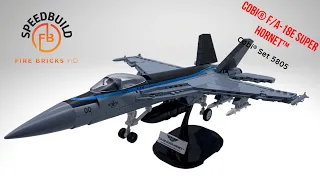 COBI Speed Build Super Hornet 5805 F/A-18E Top Gun Maverick Review 2022