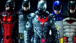 باتمان أركام نايت : فتحت جميع الملابس | Batman - Arkham Knight All Suits