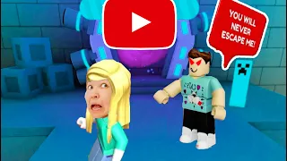 Роблокс - побег с Ютуба обби! Roblox youtube escape obby