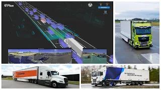 Plus and Scania, MAN, and Navistar Partner on Level 4 Autonomous Trucks
