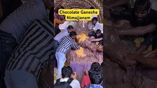 Chocolate Ganesha nimajjanam in Vizag #vizag #visakhapatnam #ganesha #god #hinduism #vizagforever