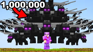 Using 1,000,000 Ender Dragons To Take Over This Minecraft SMP…
