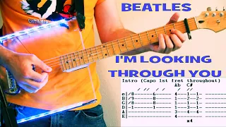 The Beatles I'm Looking Through You Chords / Guitar Tab / Guitar Lesson