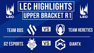 LEC Highlights ALL GAMES Upper Round 1 | LEC Winter 2024