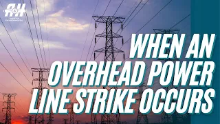 What to do When Heavy Equipment Strikes an Overhead Power Line? Construction Power Line Safety 2022