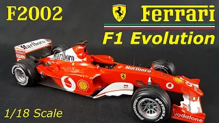 Ferrari F1 Evolution in 1/18 Scale - 2002  F2002