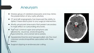 Sellar and Suprasellar Lesions and their Management