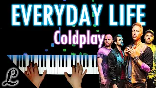 Coldplay - Everyday Life (Piano Cover / Tutorial)