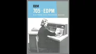 1958 IBM 705 - Army Core of Engineers Supply Inventory, mainframe computers Educational