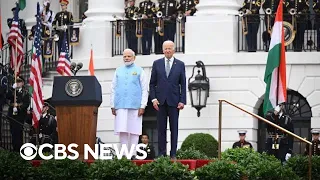 Biden welcomes Indian Prime Minister Narendra Modi to White House for state visit