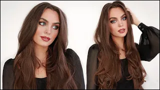 10 minute BLOWOUT with straightener | 90s hair tutorial